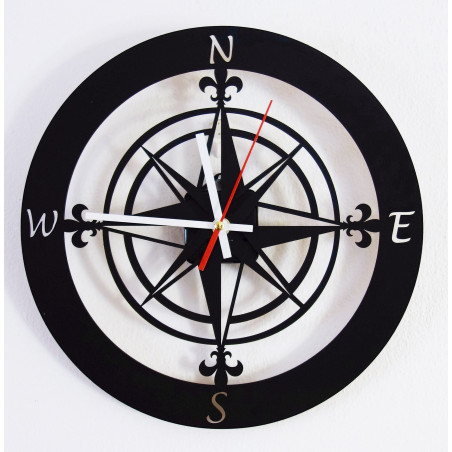 Wall clock of the world side GUALD Wall clock of the world side GUALD