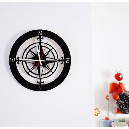 Wall clock of the world side GUALD Wall clock of the world side GUALD