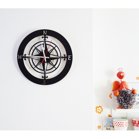 Wall clock of the world side GUALD Wall clock of the world side GUALD