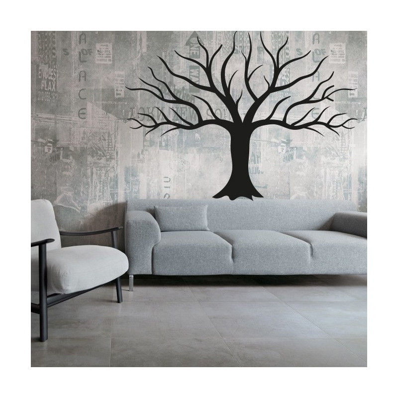 Wooden wall picture tree and branches - JOLAF