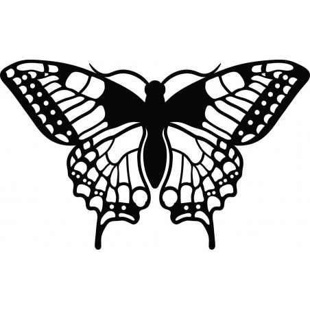 Night butterfly carved from wood plywood L 420X 257 mm LEOPARTID