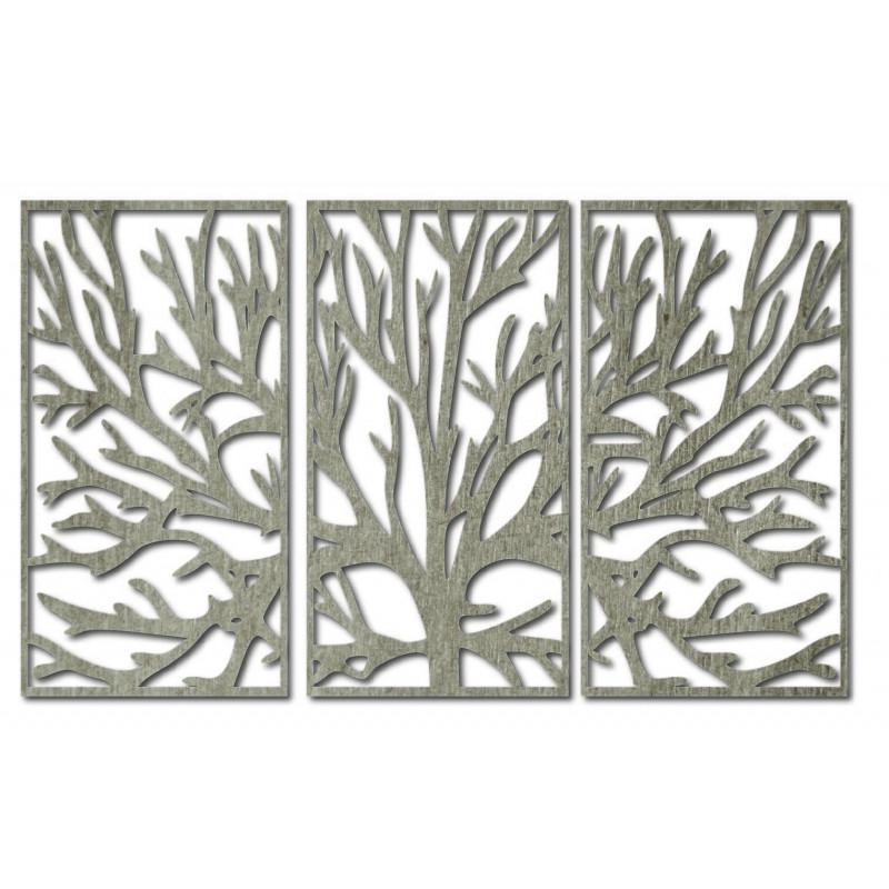 3-piece tree branch wall art for the living room