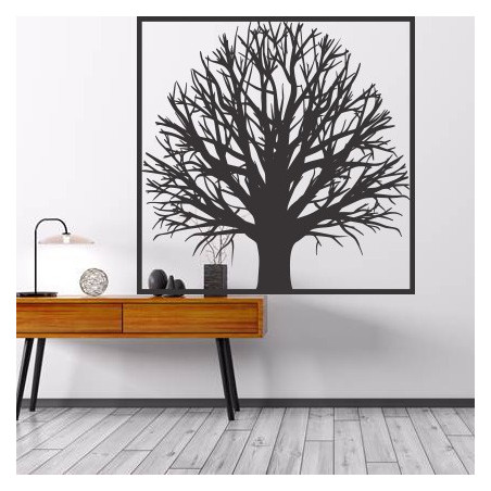 Wooden image of a tree wall made of plywood tree GEMER