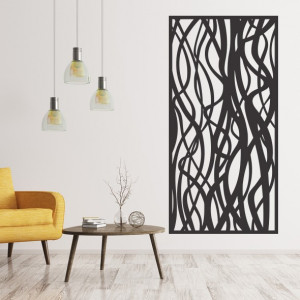 Wooden wall decor with branches - HARABASO