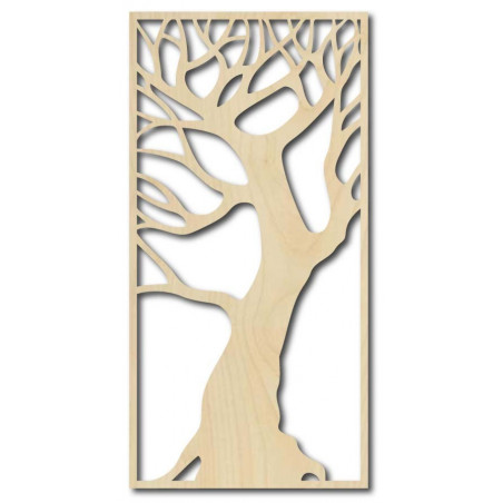 Wooden wall picture made of plywood Poplar ROBUST