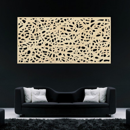 Wooden wall painting made of plywood Poplar Spots