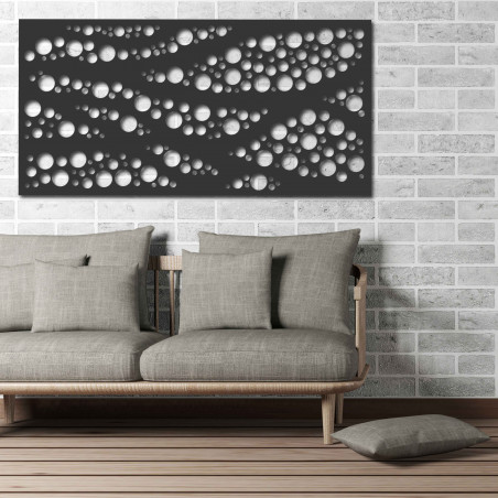 Wall painting made of wooden plywood Poplar ROUNDS