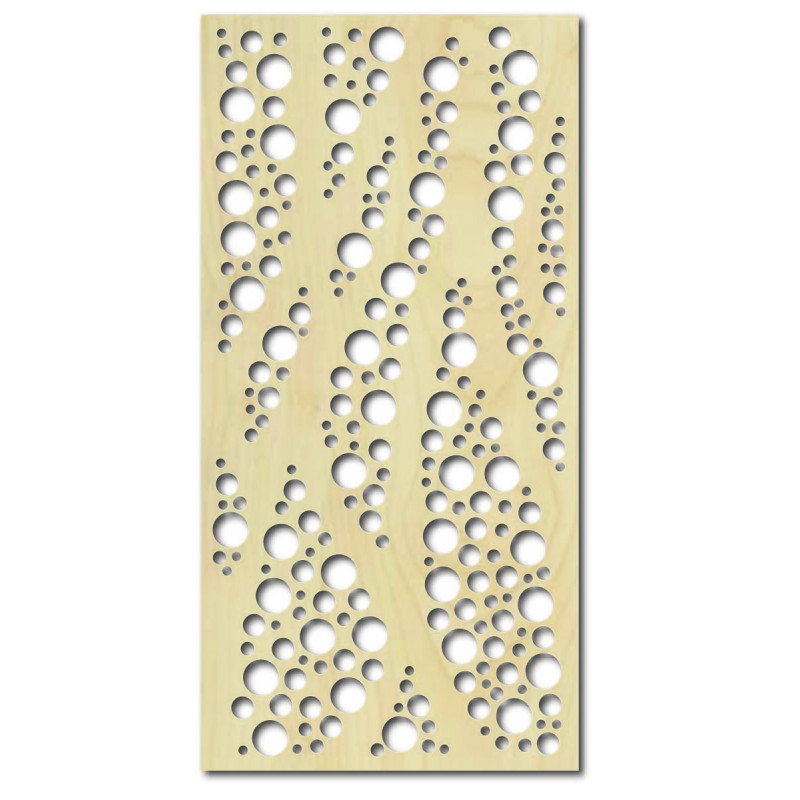 Wall painting made of wooden plywood Poplar ROUNDS