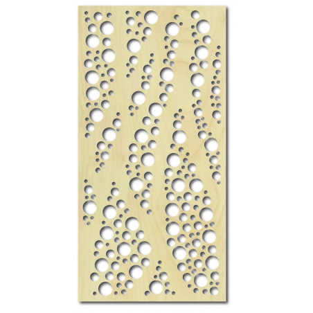 Wall painting made of wooden plywood Poplar ROUNDS