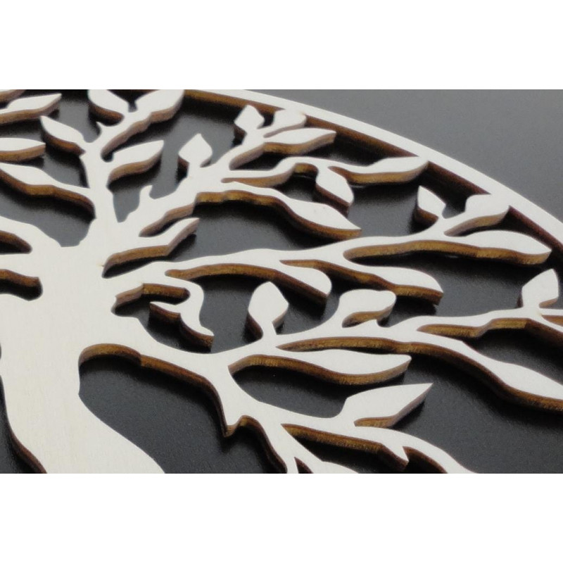 The image of the wall in a bedroom carved plywood Toppa Papa