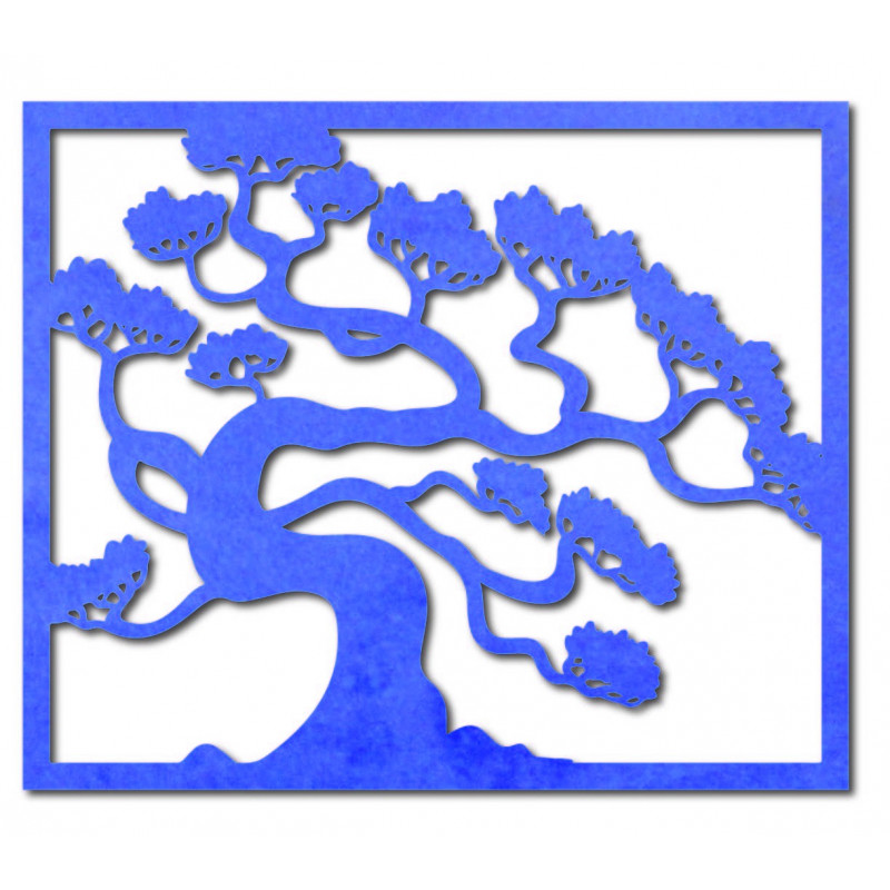 Wooden image on the wall of a bonsai tree wooden plywood DRAZSKA