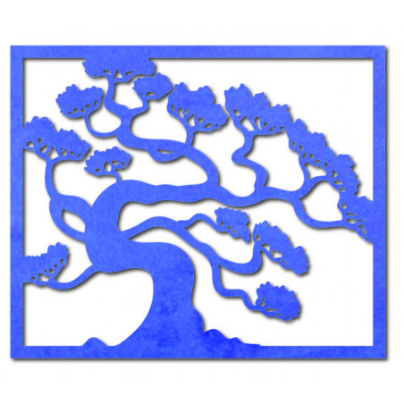 Wooden image on the wall of a bonsai tree wooden plywood DRAZSKA