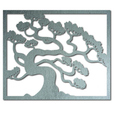 Wooden image on the wall of a bonsai tree wooden plywood DRAZSKA