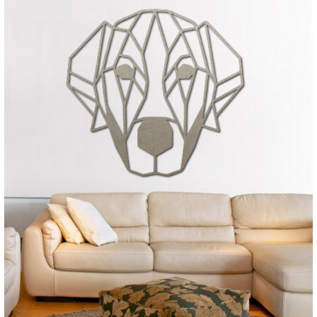 STYLESA modern wall painting dog made of plywood PR0229 HAFFF black STYLESA modern wall painting dog made of plywood PR0229 HAFFF black