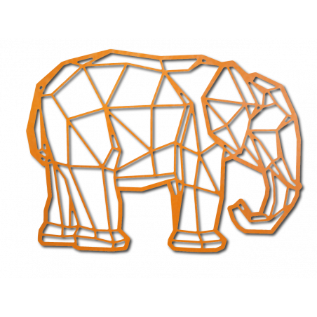 STYLESA Wooden image on plywood elephant PR0239 black STYLESA Wooden image on plywood elephant PR0239 black