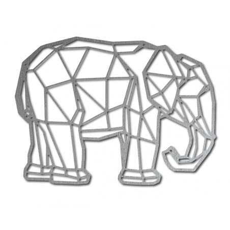 STYLESA Wooden image on plywood elephant PR0239 black STYLESA Wooden image on plywood elephant PR0239 black
