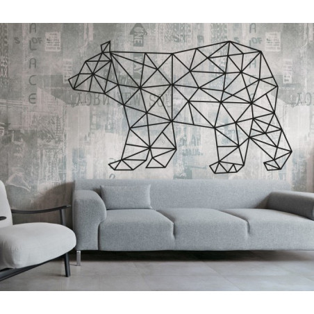 SENTOP Carved picture on the wall of a bear PR0241 black SENTOP Carved picture on the wall of a bear PR0241 black