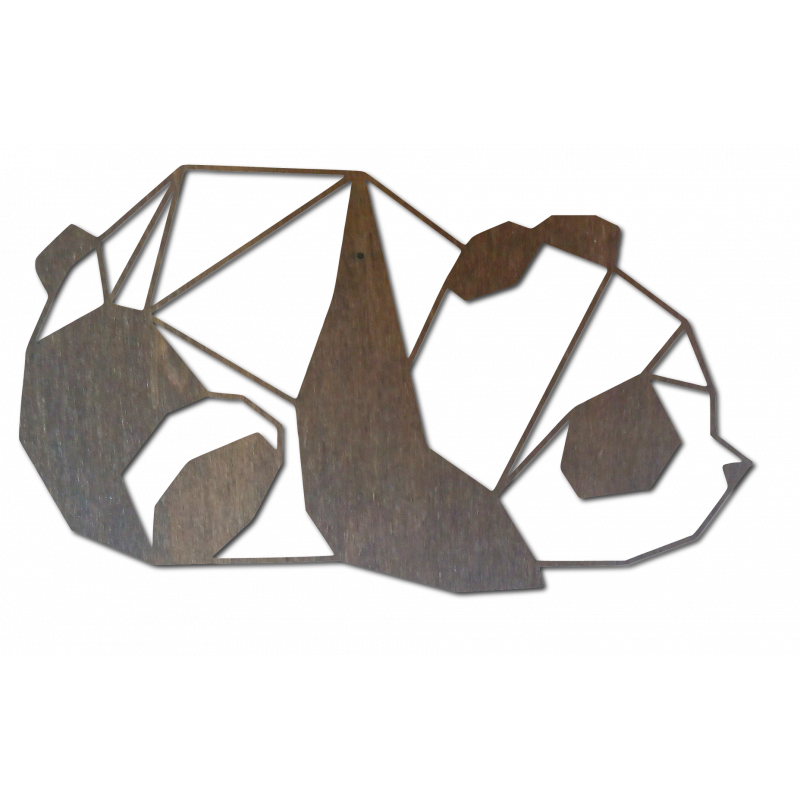 SENTOP Carved wall painting bear PR0242 black