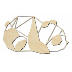 SENTOP Carved wall painting bear PR0242 black 2