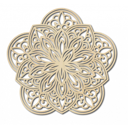 wooden picture on the wall