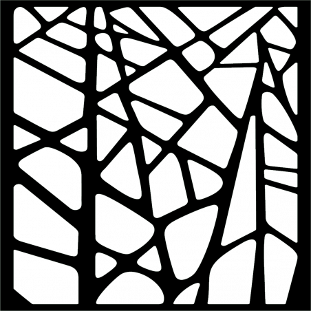 Carved wooden picture for wall made of plywood ornament