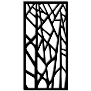 Carved wooden wall picture made of plywood HUGO 2