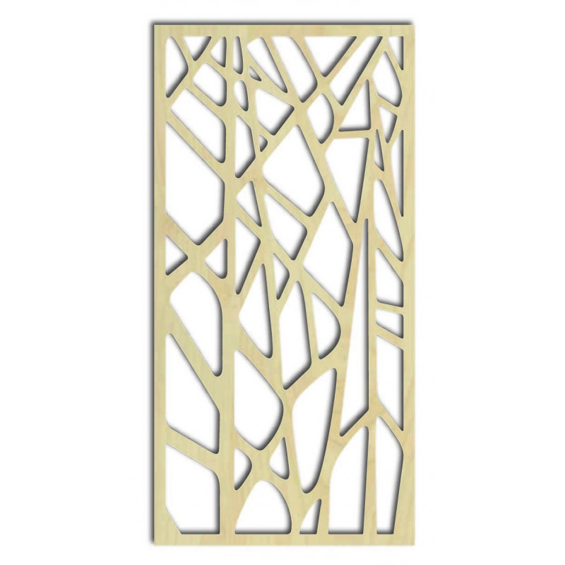 Carved wooden wall picture made of plywood HUGO