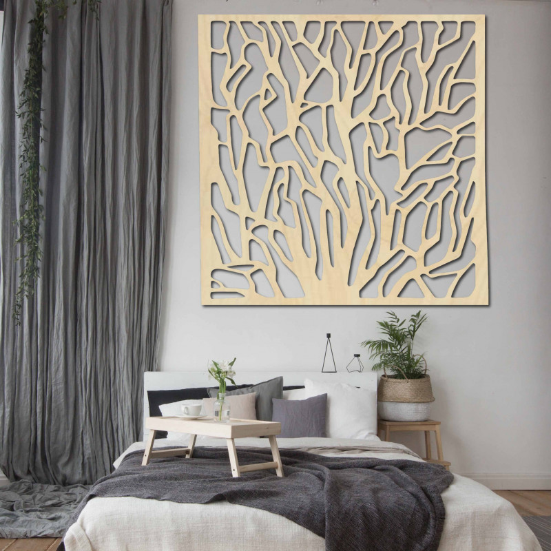 Carved Wooden Picture on the Wall from Plywood KVADERR