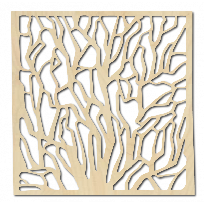 Elegant wooden painting Tree of Life for a stylish and modern interior.
