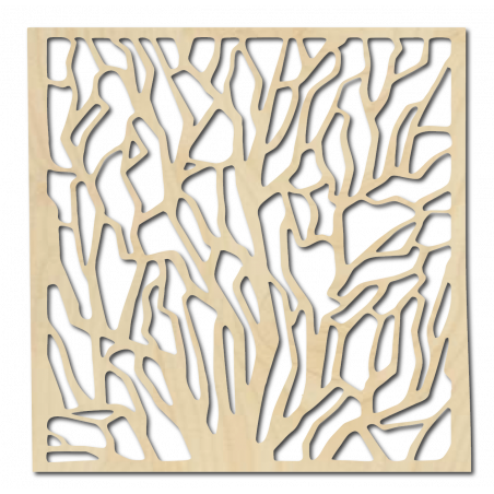 Carved Wooden wall picture made of plywood KVADERR