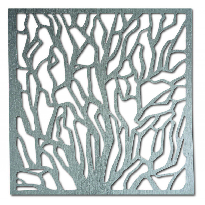 Decorative wooden panel with an abstract tree motif for the wall.