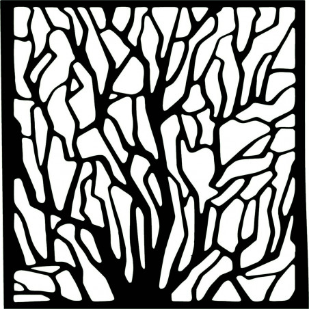 Decorative wooden panel with an abstract tree motif for the wall.