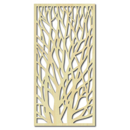 Carved wooden wall picture made of plywood FORGER