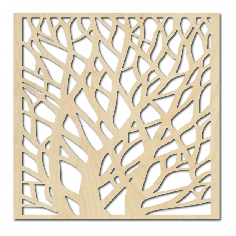 Carved Wooden Wall Image from plywood BELOON