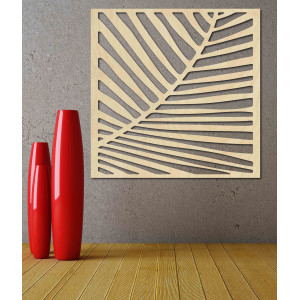 Carved wooden wall picture made of plywood HRKEL