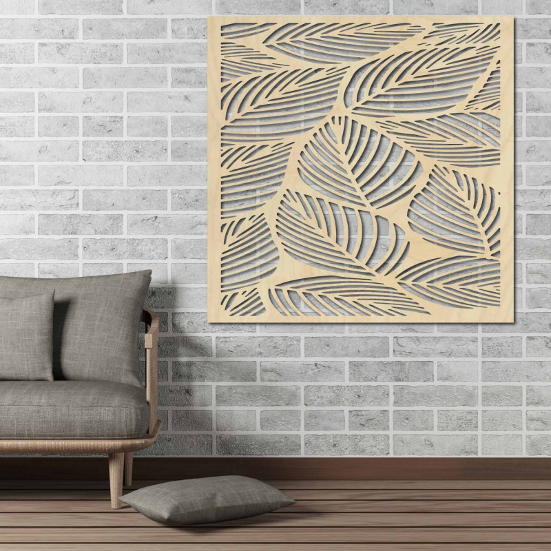 Carved Wooden Picture on the Wall from ORKO Plywood