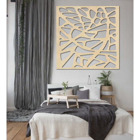 Carved wall painting made of wooden plywood HORLAT