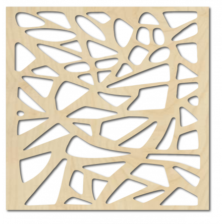 Carved wall painting made of wooden plywood HORLAT