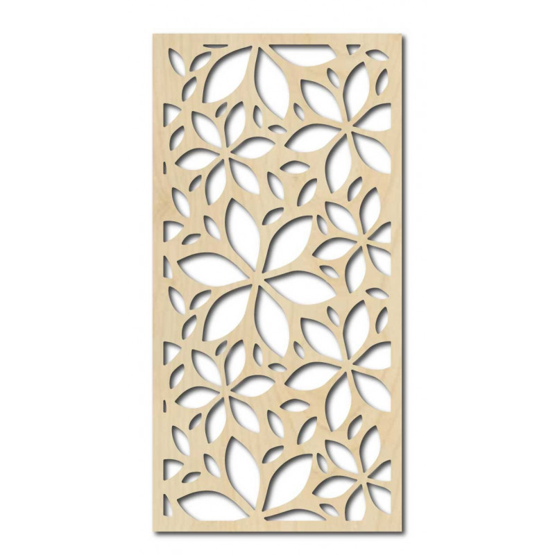 Wall painting carved from wooden plywood KOSMOS