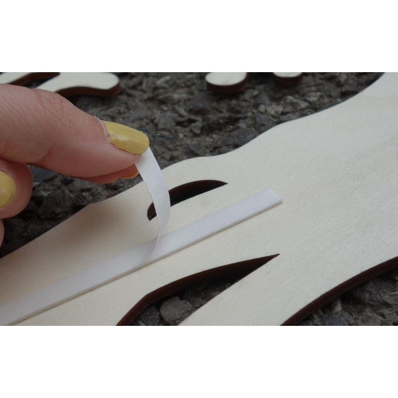 Carved wooden plywood wall picture flower LUPENE