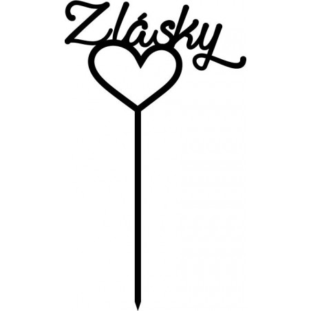 Plastic love cake topper Dimension 130 x 180 mm Plastic love cake topper Dimension 130 x 180 mm