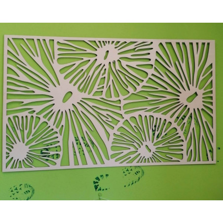 Abstract wooden picture on a wall made of plywood 3D Abstract wooden picture on a wall made of plywood 3D