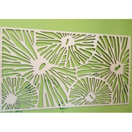 Abstract wooden picture on a wall made of plywood 3D Abstract wooden picture on a wall made of plywood 3D