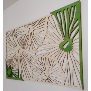 Carved wooden plywood picture tree original poplar 2
