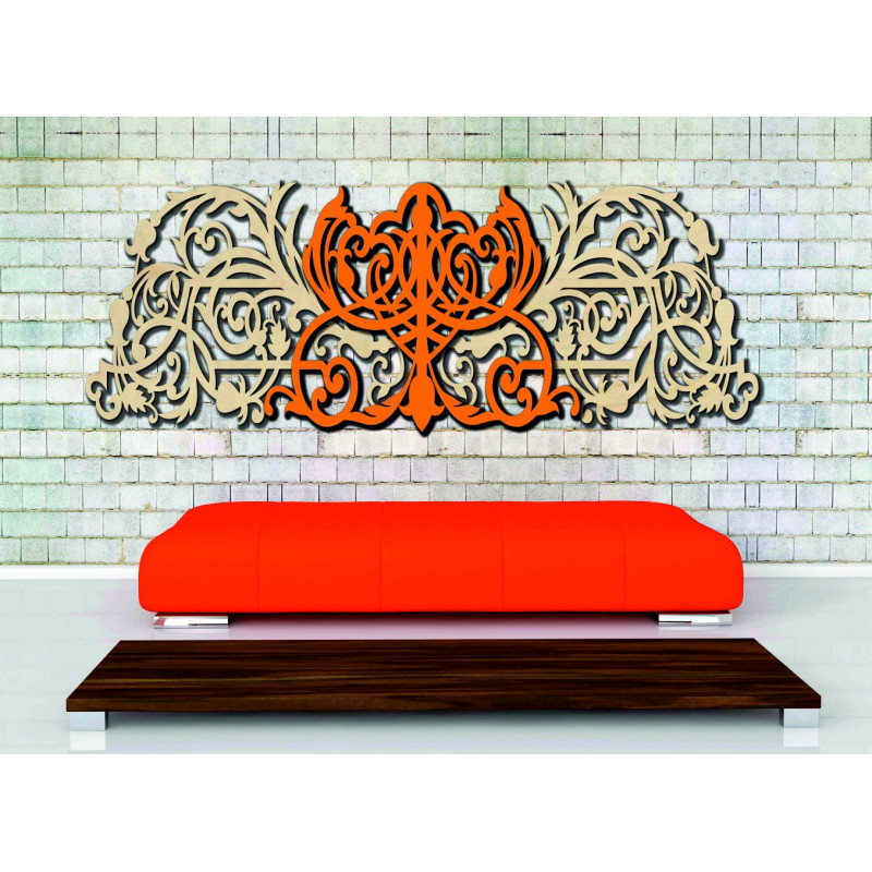 3D Carved image from wooden plywood back Poplar