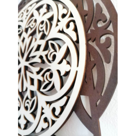 Captivating wall picture made of wooden plywood HAFFRA Captivating wall picture made of wooden plywood HAFFRA