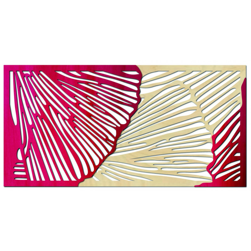 Tasteful 3D wall picture made of plywood