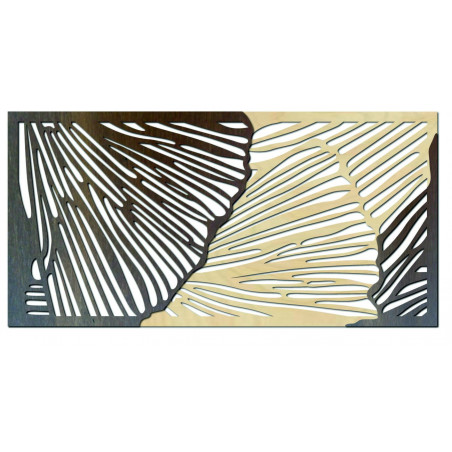 Tasteful 3D wall picture made of plywood