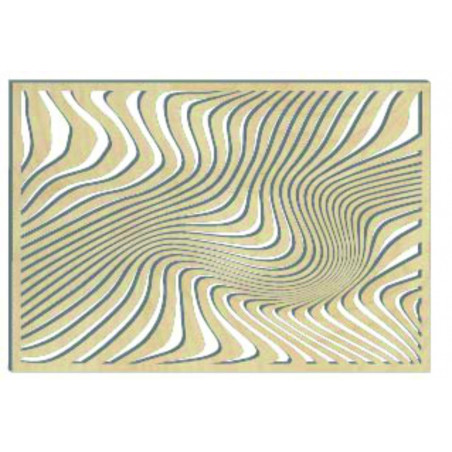 Magical wall picture made of wooden plywood Magical wall picture made of wooden plywood