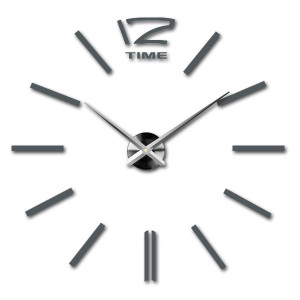 Large wall clock - modern 3D adhesive wall clock. Wall clocks for the kitchen and wall clocks for the living room!